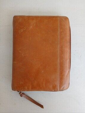 Vintage Franklin Covey Leather Planner Binder